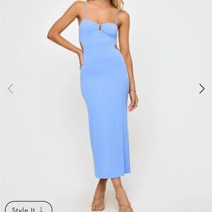 L*Space Light Blue Cameron Dress
